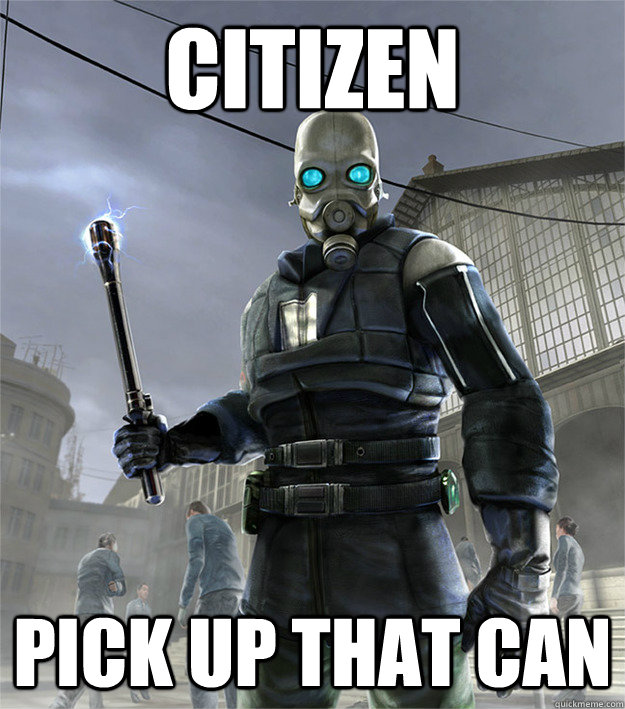 citizen. pick up that can