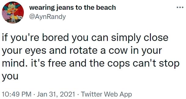 rotate a cow