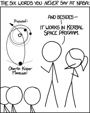 The six words you never say at NASA, from xkcd