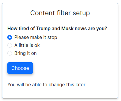 trump and musk filter