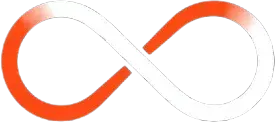 ASD: The ininity symbol in an orangered/white color