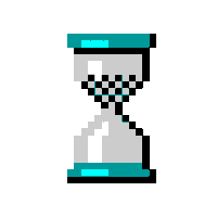 The animated hourglass cursor for Microsoft Windows, indicating that the computer is working on something and the user should wait before continuing to use it.