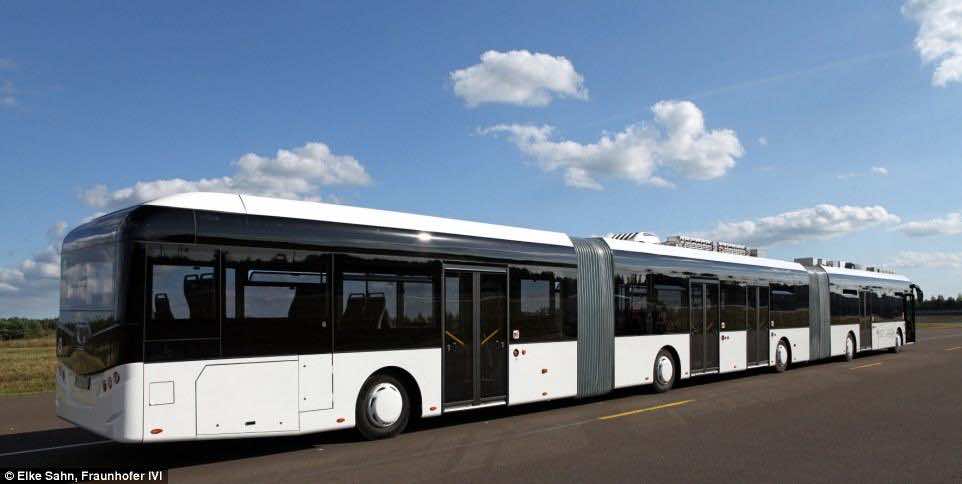 longest articulated bus