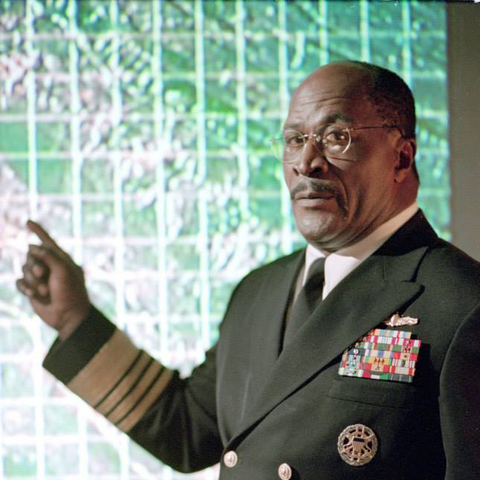 John Amos as Admiral Fitzwallace in The West Wing